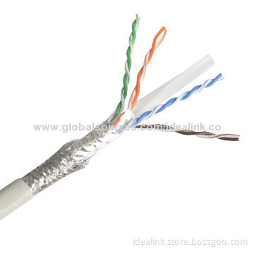 Cat6 SFTP LAN Cable, Supports CU/CCS/CCA Conductor Material, OEM/ODM Orders Welcomed